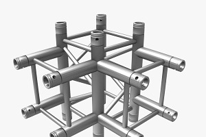 Square Truss Corner Junction 44