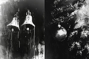 Dark Christmas - 141 images, a Seasonal Illustration by Handmadefont (Thumbnail 2 of 19)