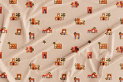 Morocco architecture set, background, a Decorative Illustration by Good Studio (Thumbnail 11 of 19)