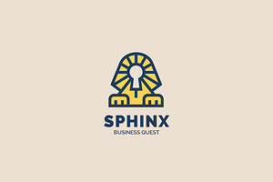 Sphinx Business Quest Logo Template
