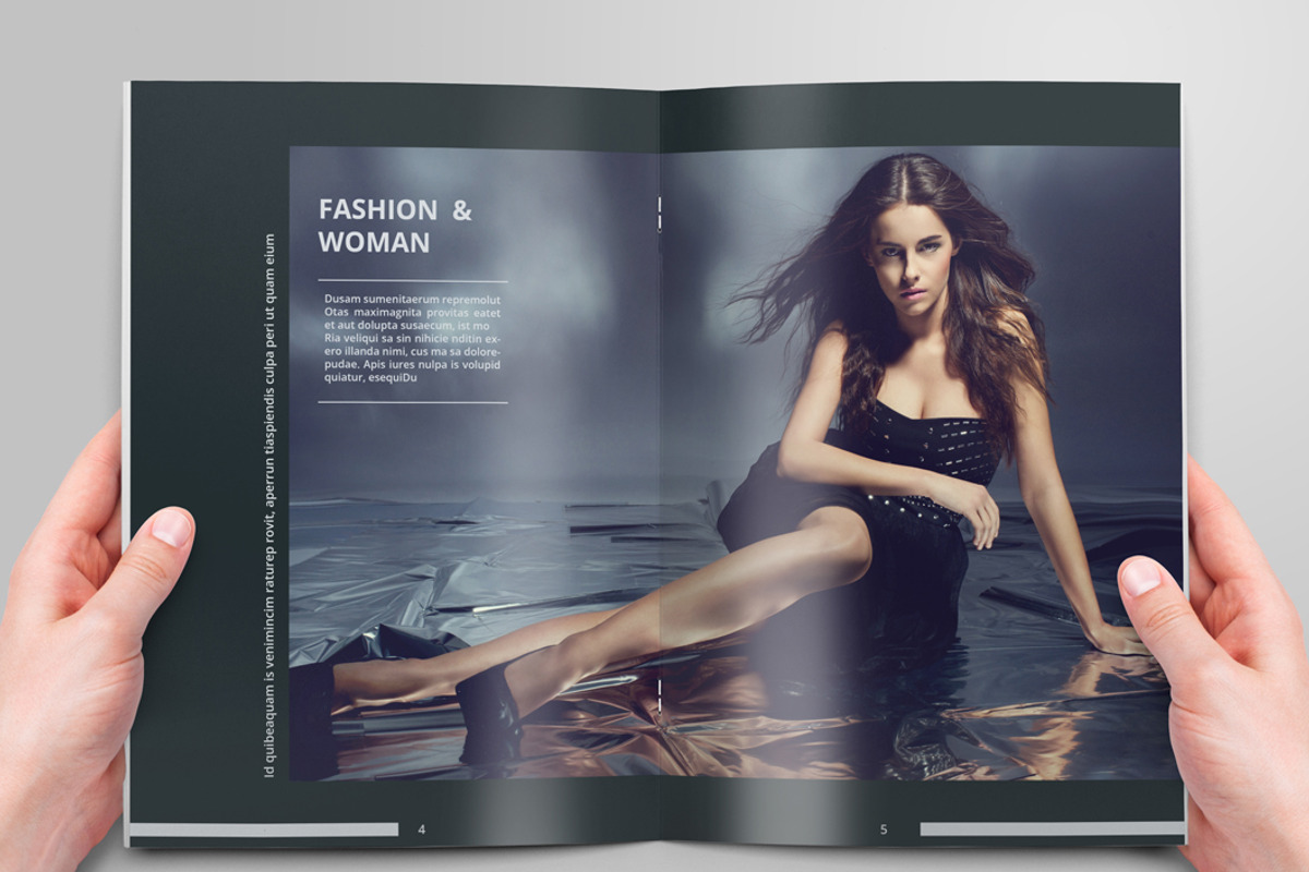 Minimal Claen Magazine, a Magazine Template by Graphic_Art (Photo 3 of 7)