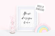 Nursery Frame Mockup, a Product Mockup by Pixomize (Thumbnail 1 of 2)