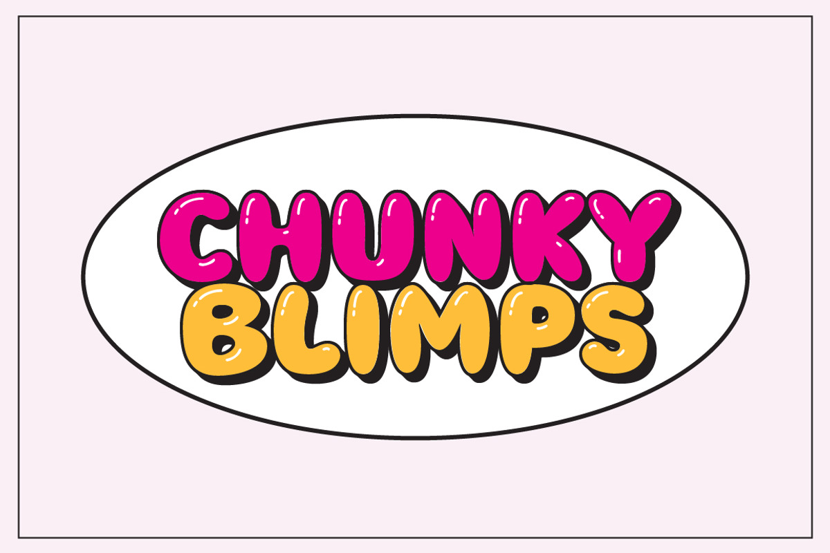 Vicky Chow - Chubby 3D Balloon Font, a Handwritten Font by Typebae (Photo 3 of 7)