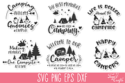 Camping Quotes Bundle, an Illustration by Anastasia Feya (Thumbnail 3 of 8)