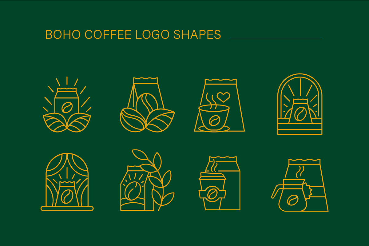 Coffee Line Art Branding Kit, a Branding & Logo Template by Lettering_Logo (Photo 14 of 15)