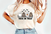 Trick Or Treat Cute Ghost Png, an Illustration by Watercolor design (Thumbnail 2 of 3)