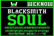 Black Bird font, a Blackletter Font by weknow (Thumbnail 7 of 8)