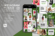 Nature - Instagram Puzzle Feed, a Social Media Template by Plan B (Thumbnail 1 of 6)