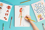 Body Parts Activity Pages, an Education Illustration by Gulnara Sabirova (Thumbnail 3 of 12)