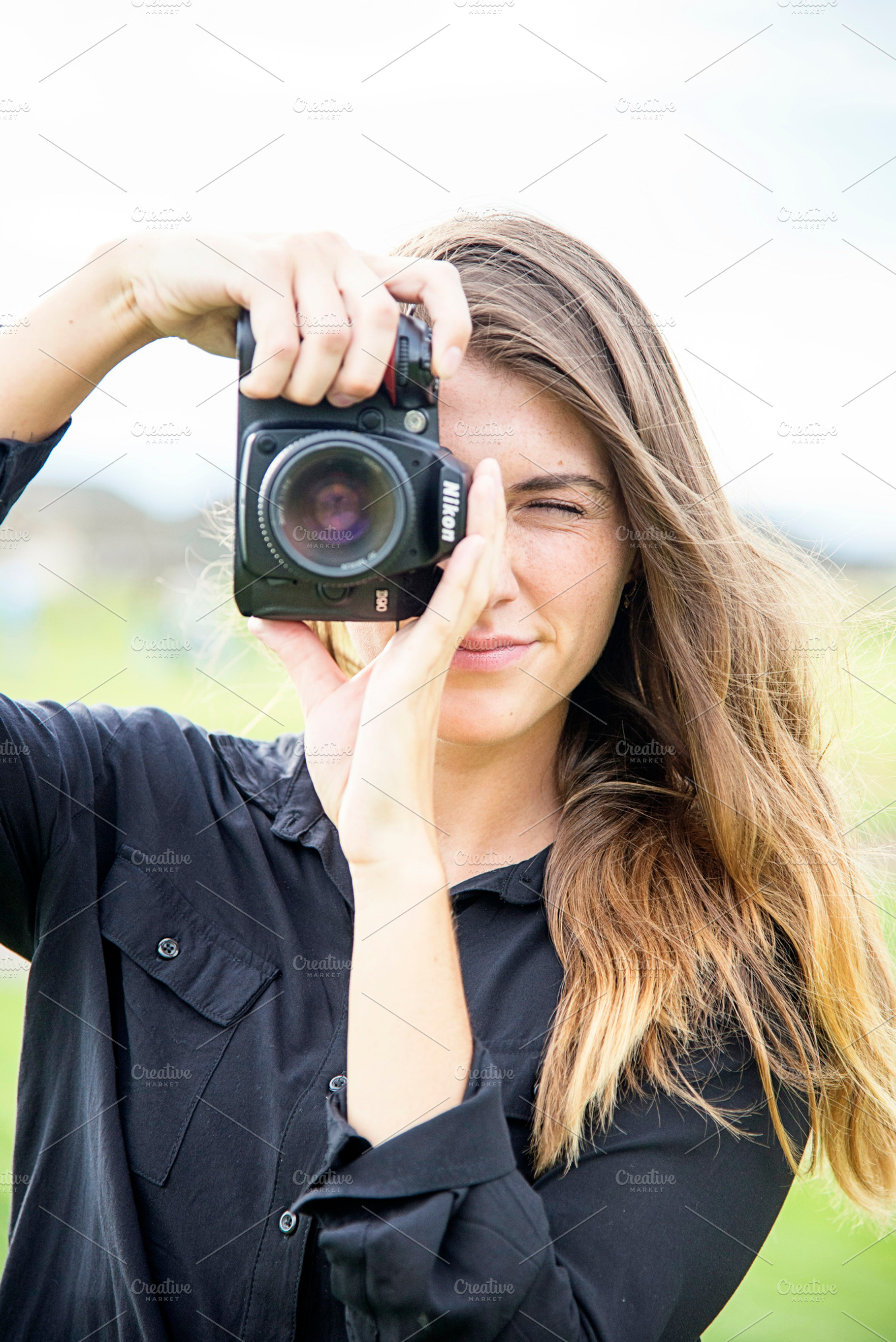 Nikon Girl 1, a Person Photo by Persnickety Prints