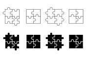 Puzzle icon, an Outline Icon by Volyk (Thumbnail 3 of 6)