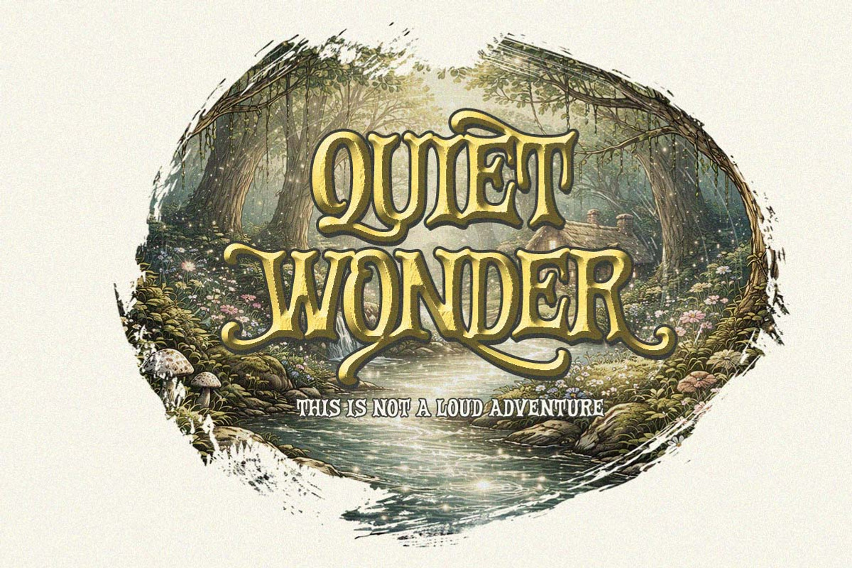 Fairy Spell Magical Display Font, a Handwritten Font by Letterhend Studio (Photo 12 of 13)