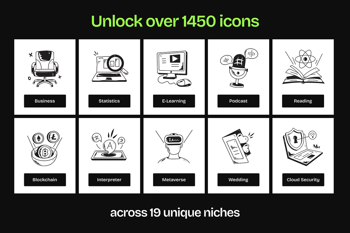 Sketch Icons, an Outline Icon by Prosymbols (Photo 4 of 30)