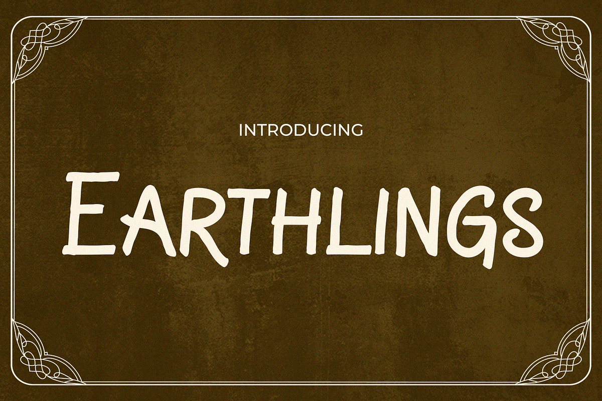 Earthlings, a Serif Font by Pinisi ART (Photo 1 of 10)
