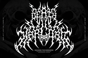 Karnage | Black Metal Font, a Blackletter Font by Denustudios (Thumbnail 8 of 12)