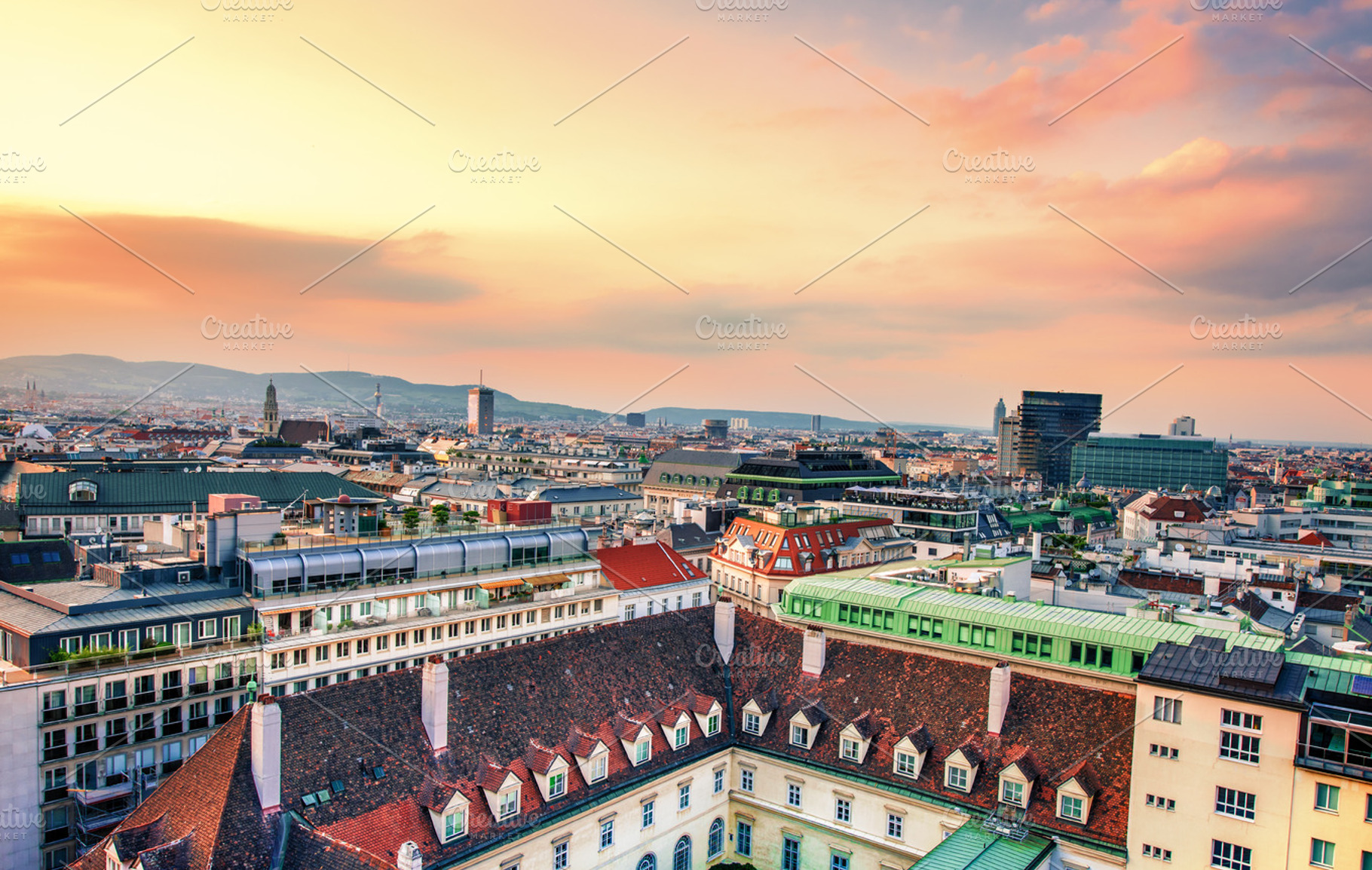 Panorama view vienna stock photo containing ancient and architecture, an Architecture Photo by ChristianThür Photography