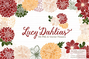 Christmas Floral Clipart, an Illustration by Amanda Ilkov