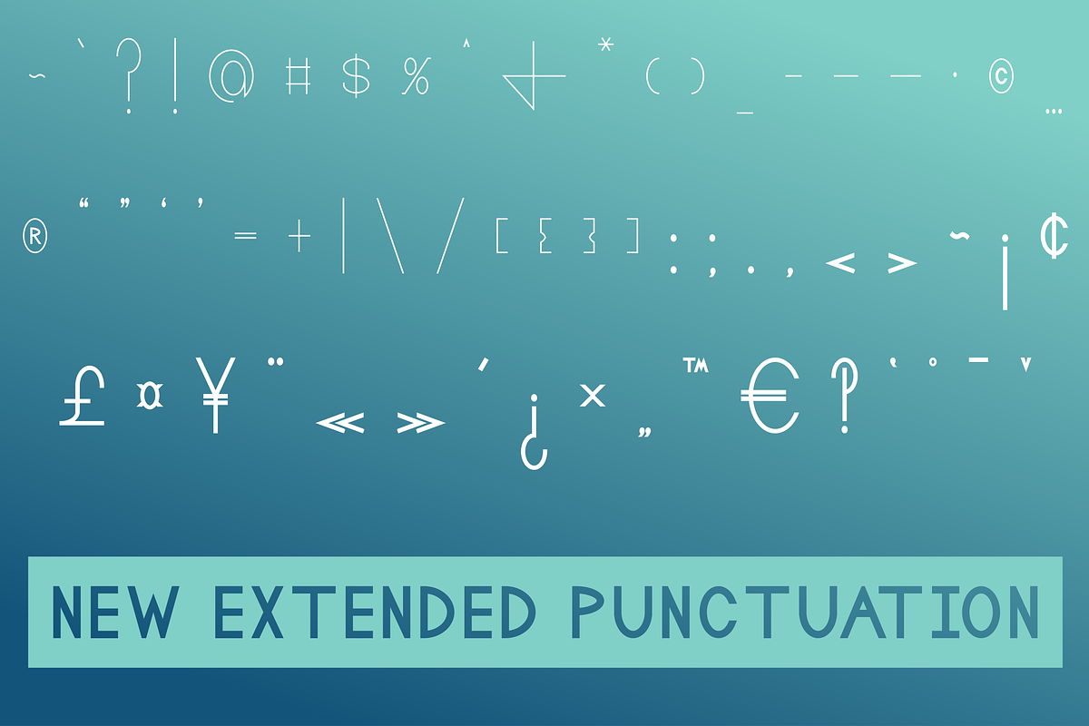 Pricisia Typeface preview 5