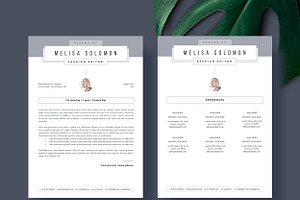 Resume Template 1, 2 Page Madrid