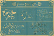 Renaissance Garden - Layered font, a Serif Font by Burntilldead (Thumbnail 2 of 7)