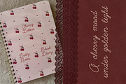 Cherry Merlot Vintage Ink Script, a Script Font by AnMark (Thumbnail 6 of 16)