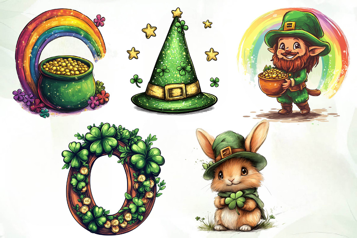 St. Patrick's Day Sublimation Clipar, an Illustration by CreationArt (Photo 5 of 5)