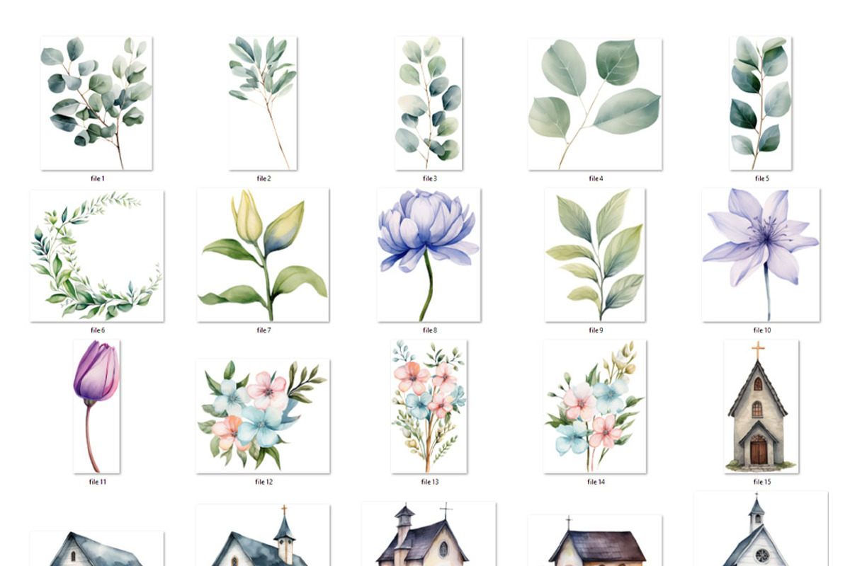 First communion watercolor clipart, an Object Graphic by MyLittleMeow (Photo 2 of 9)