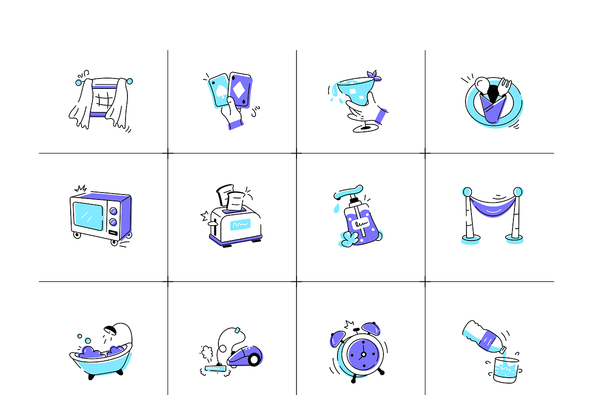 Animated Hotel Icon Set, a Duotone Icon by Vectors Market (Photo 7 of 8)