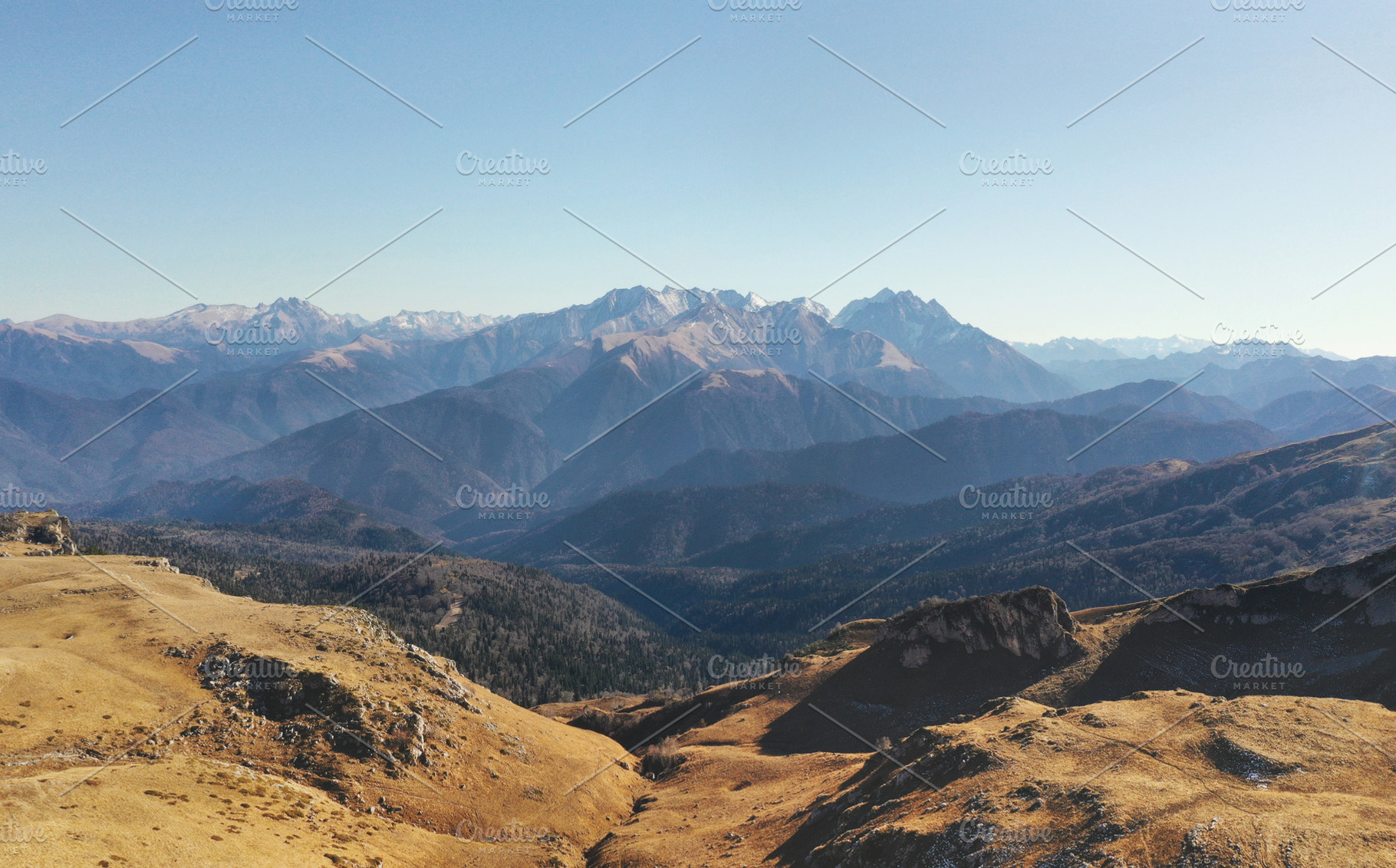 Landscape Caucasus mountains autumn, a Nature Photo by e v e r s t