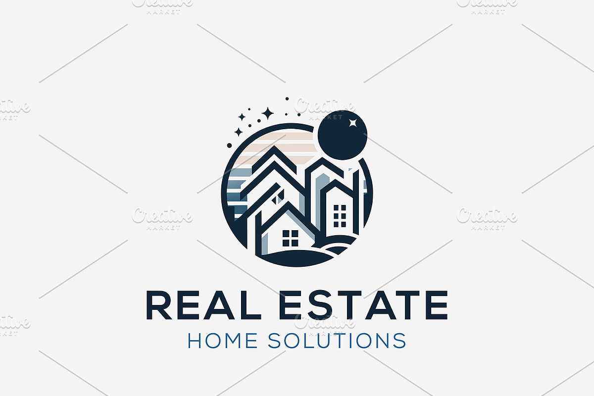 Logo for real estate home solutions, a Branding & Logo Template by efuturestudio (Photo 1 of 3)