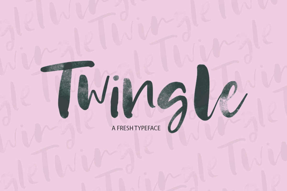 Twingle | Scrip + SVG Font, a Script Font by Artstudio (Photo 11 of 11)