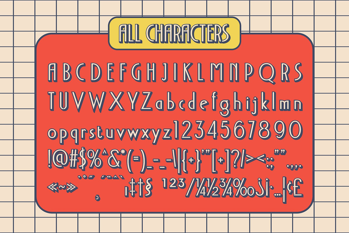 Acello 3D, a Sans Serif Font by Craft Supply Co. (Photo 2 of 8)