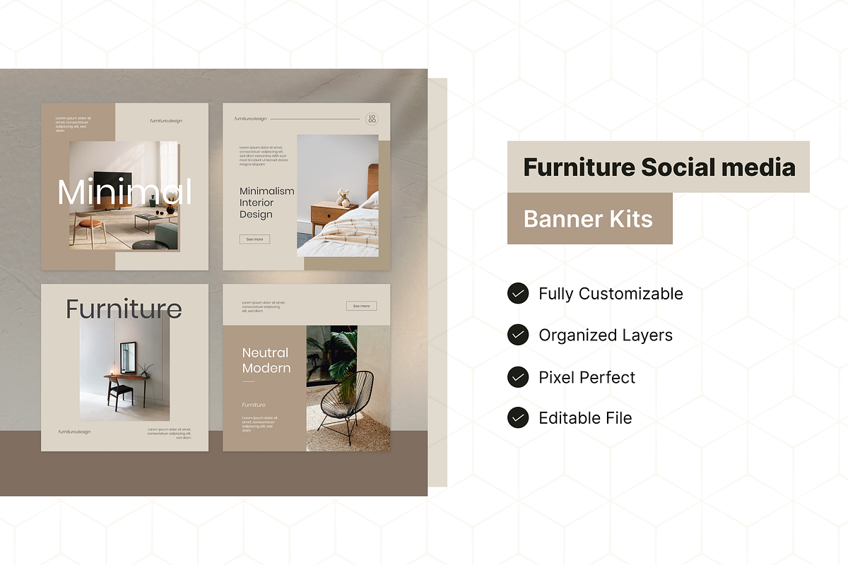 Canva Luxury Interior Socia Media, a Social Media Template by IconexUI (Photo 5 of 6)