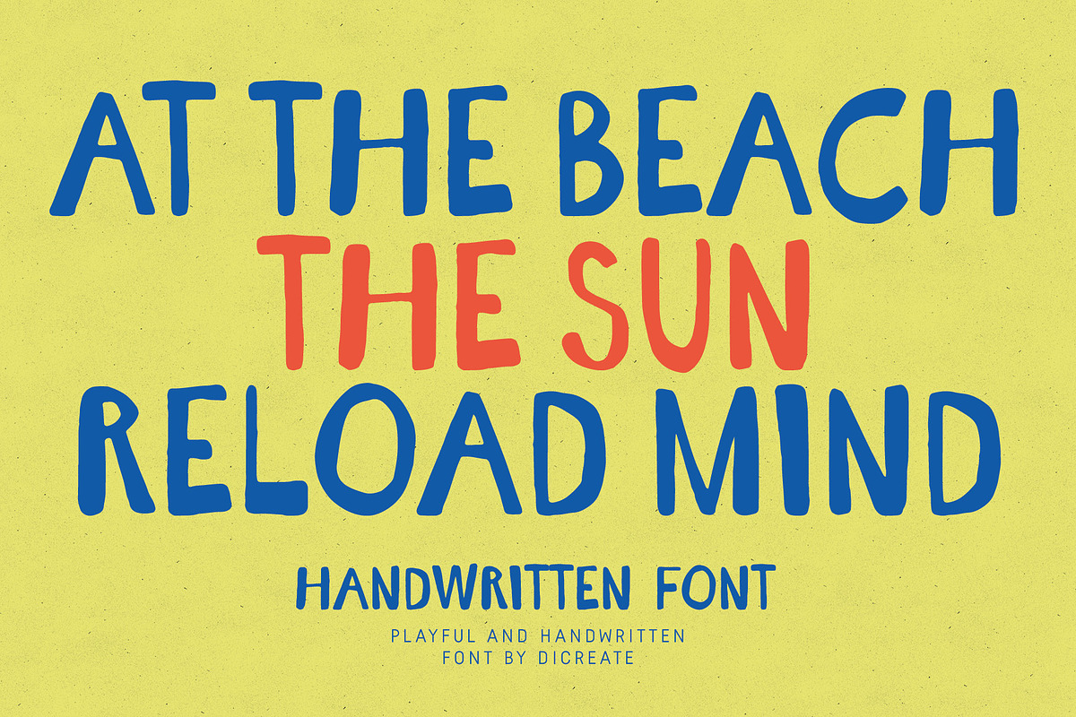Easy Morning. Handwritten Font, a Handwritten Font by dicreate (Photo 4 of 13)