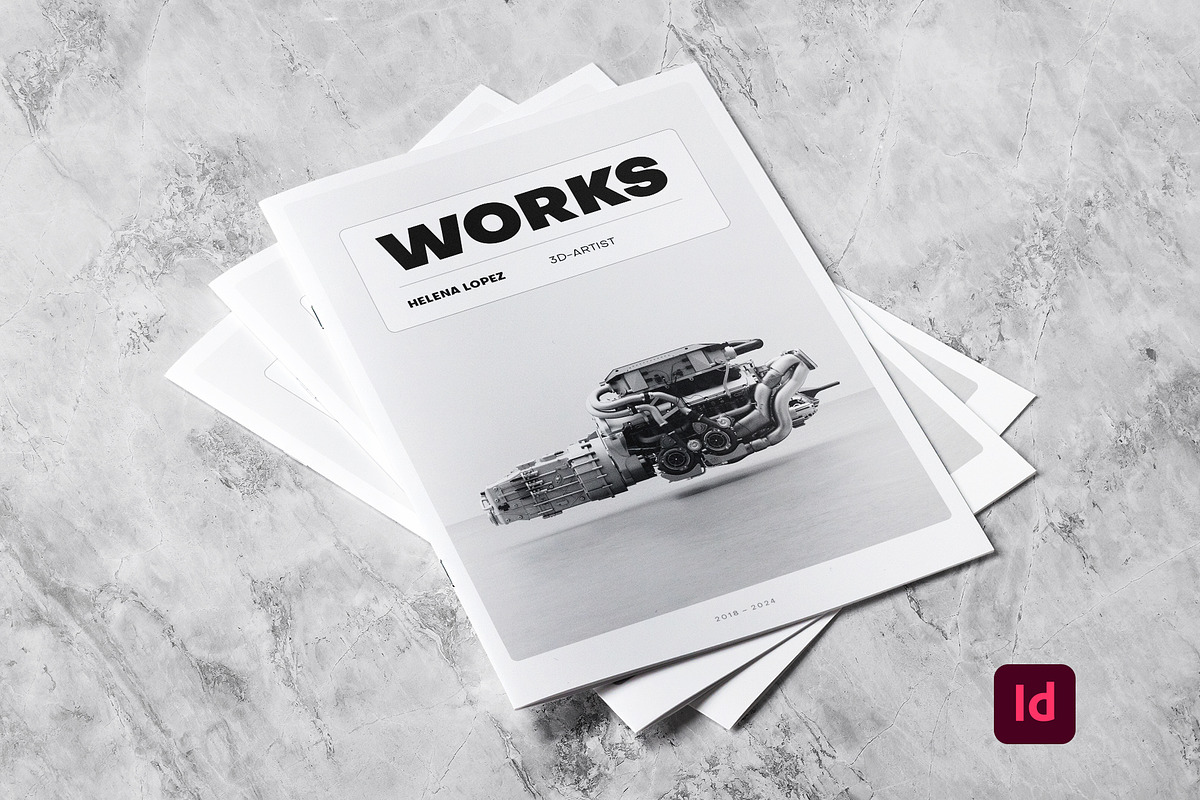Modern Portfolio Template, a Brochure Template by Template Temple (Photo 1 of 10)