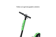 Electric Scooter Mockups Set, an Advertising Mockup by rebrandy (Thumbnail 8 of 8)