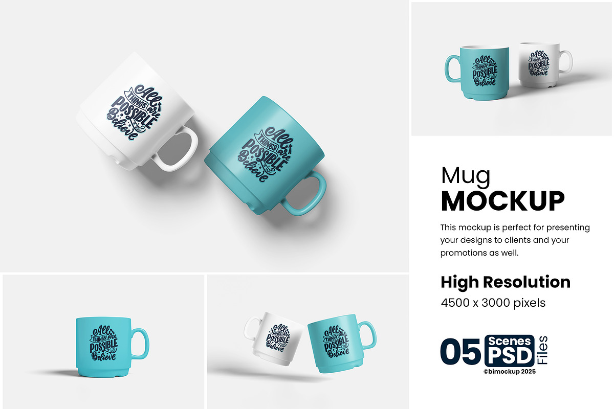 Mug Mockup, a Product Mockup by bimockup (Photo 1 of 6)