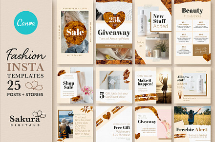 Fashion Instagram Templates Canva