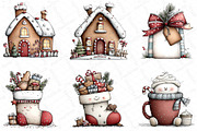 Whimsical Christmas Clipart Bundle, an Illustration by DreamPrint404 (Thumbnail 3 of 6)