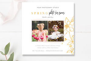 5x5 Spring Mini Session PSD