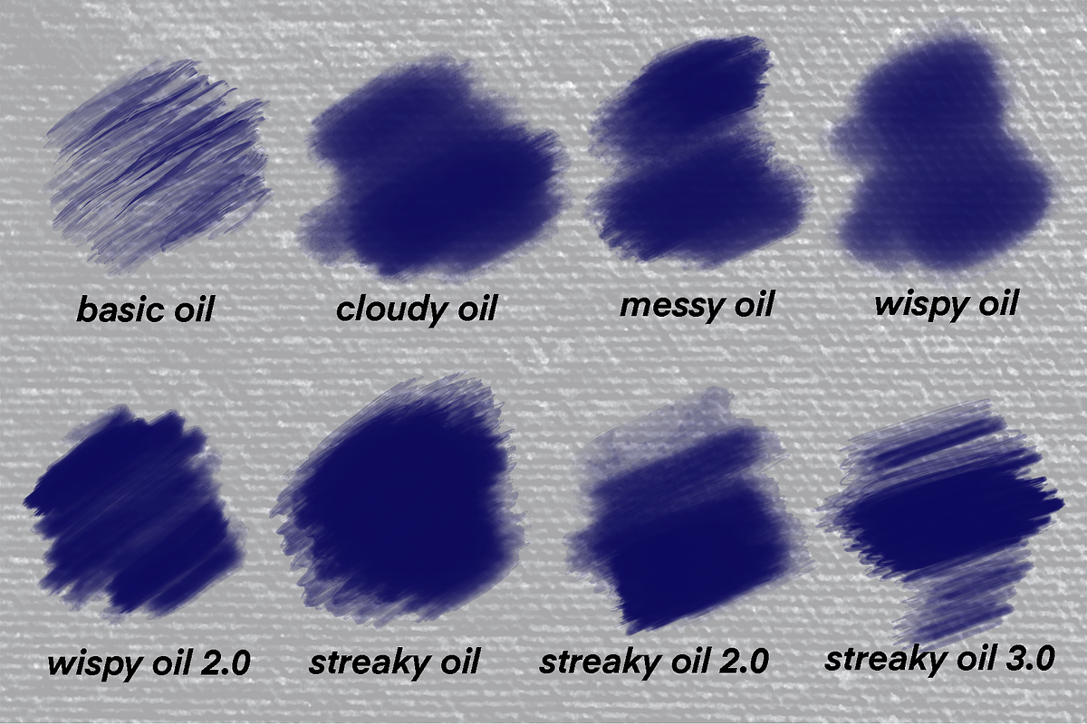 Oil 47 | Procreate Brush Kit, a Brush Add-On by Rachel McBride Creative (Photo 6 of 11)