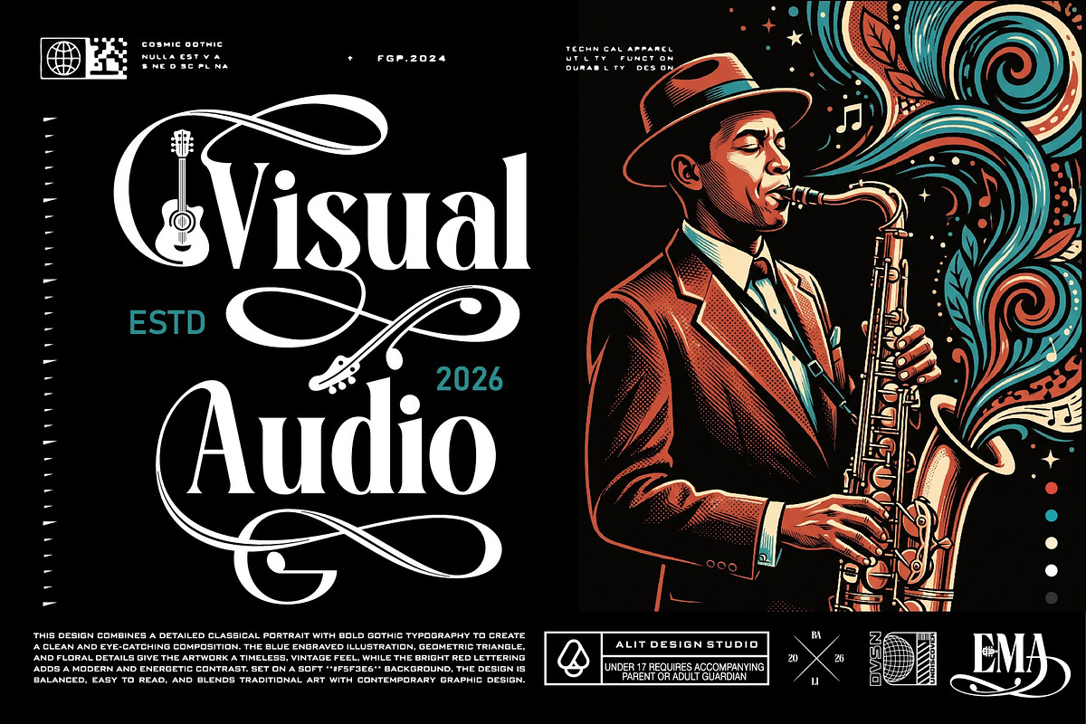 Dream Musical Typeface, a Serif Font by alit design (Photo 14 of 20)