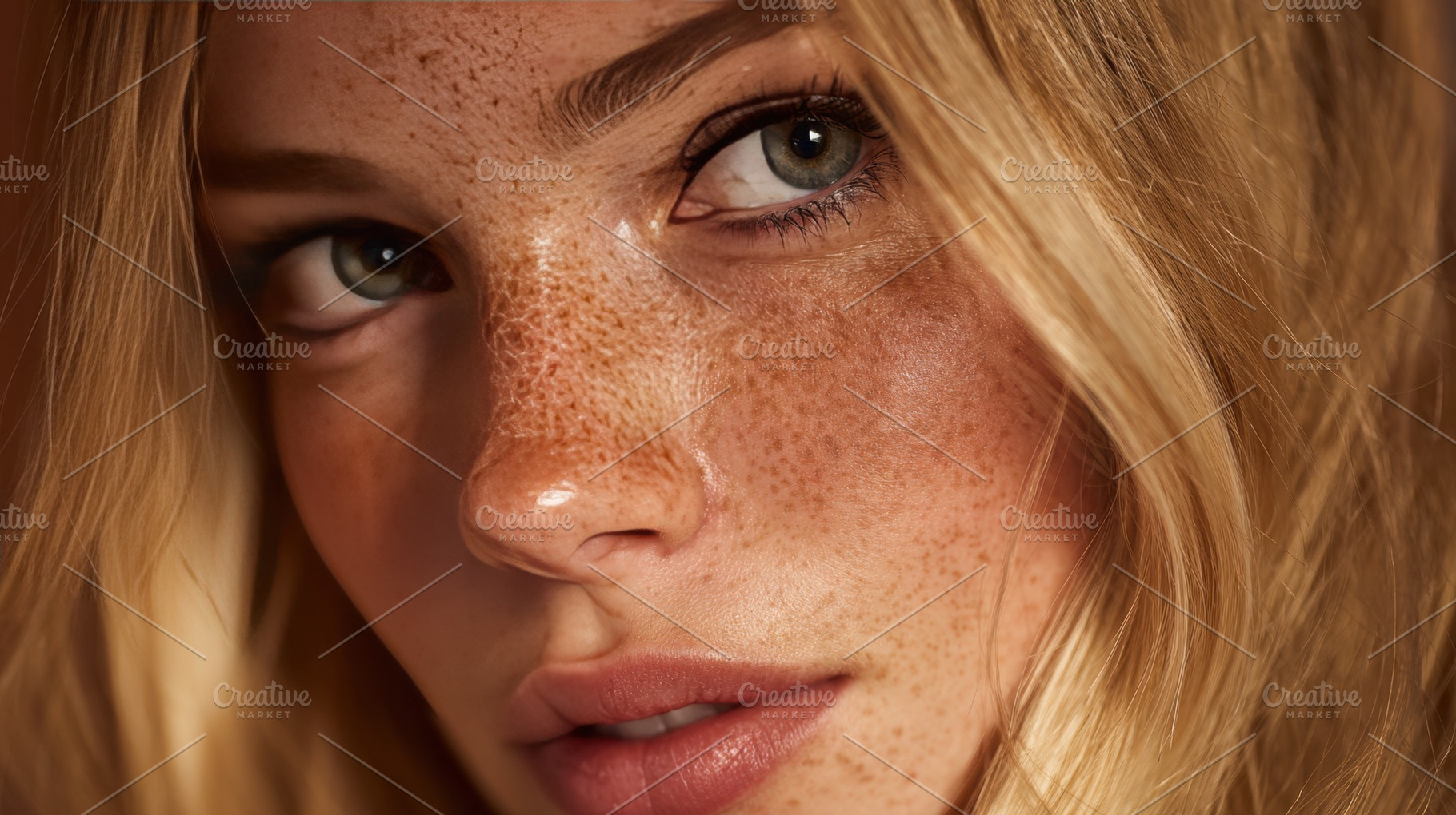 A woman looks directly at the camera, a Photo by Beautiful things
