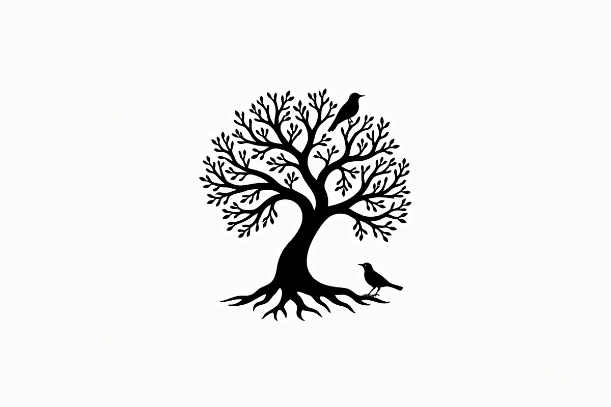 Birds on Tree SVG Cutting Files, an Illustration by jahid234 (Photo 6 of 8)