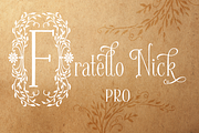 Sale-Fratello Nick Pro Font, a Font by Debi Sementelli (Thumbnail 1 of 3)