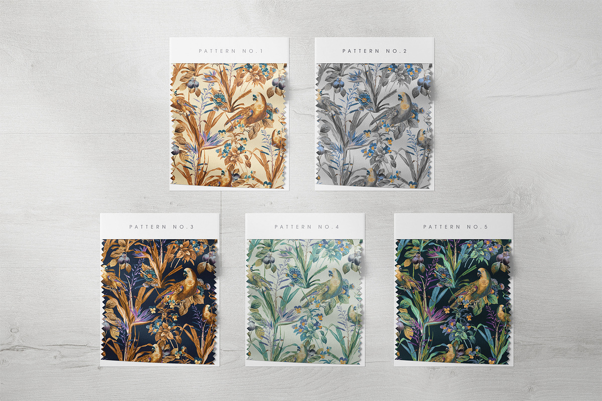 Gardens of Babylon Seamless Pattern, a Pattern Graphic by PrintyleStudio (Photo 3 of 17)