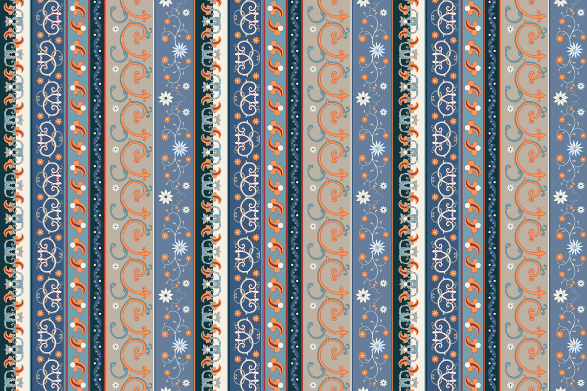 Royal Paisley Vector Pattern, a Pattern Graphic by Ania Illustration (Photo 2 of 5)