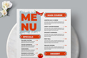Food Menu Design Template, a Stationery Template by MightyDesign (Thumbnail 2 of 8)