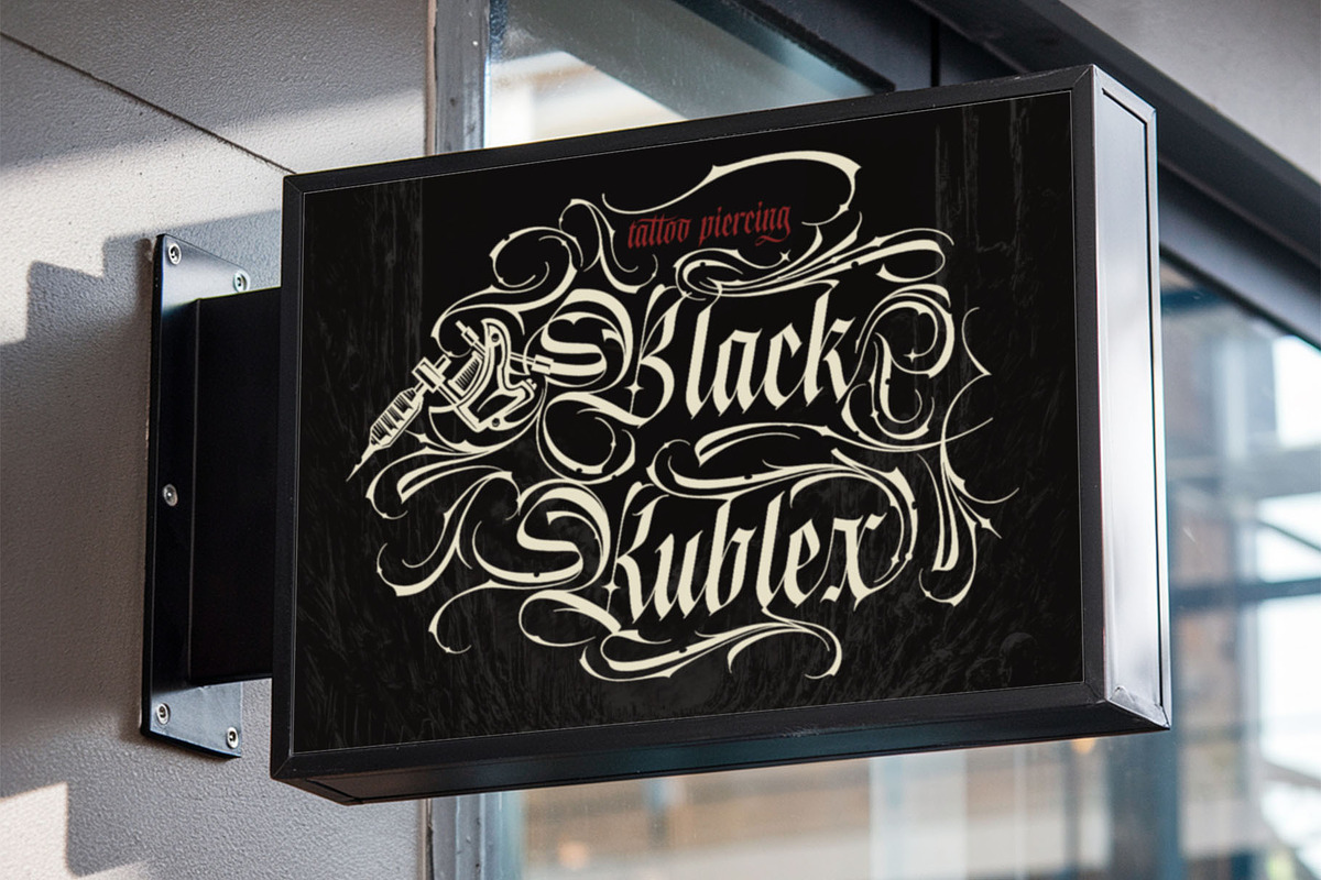 Blink Round Typeface, a Blackletter Font by alit design (Photo 16 of 20)