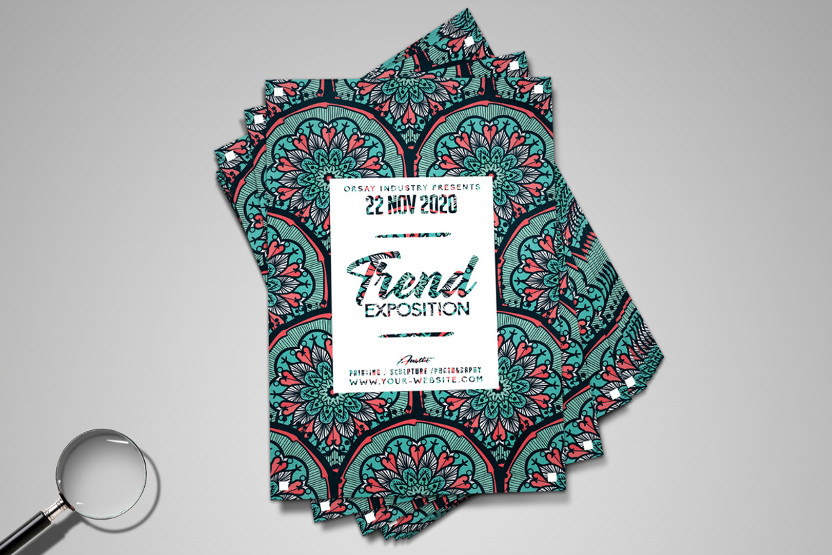 Trend Exposition | Minimal Art Flyer, a Flyer Template by GIGA-TEMPLATE (Photo 2 of 8)